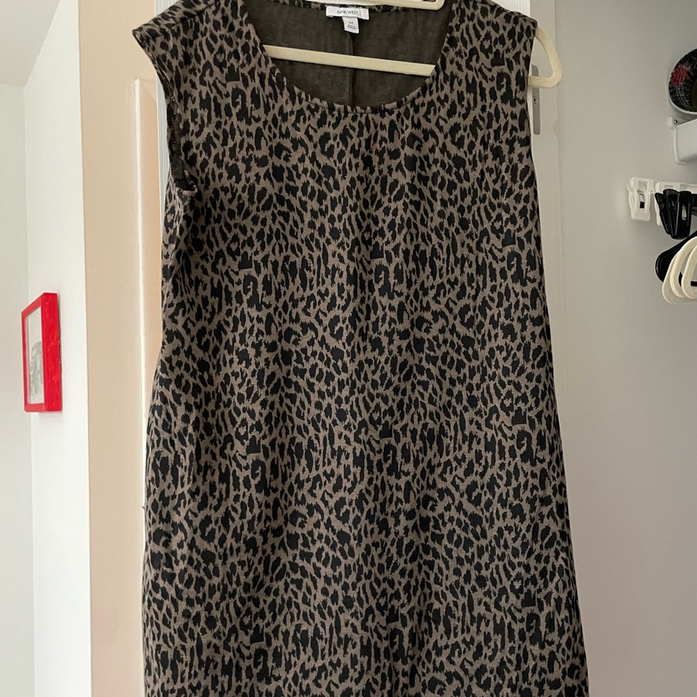 Cheetah print dress